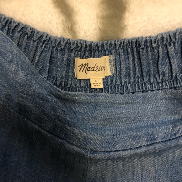Madewell chambray pull on pants - Picture 4 of 6
